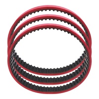 Courroie de traction en caoutchouc rouge sans soudure de haute qualité T10-630 T10-560 T10-610 T10-700 personnalisable OEM pour machine d'emballage VFFS