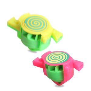 Nuovo elemento divertente top gioco giocattoli Per Bambini divertente giocattolo superiore di filatura di Alta qualità fischio spinning top - Product Image 2
