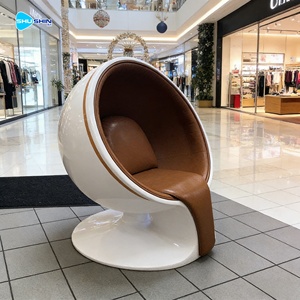 Silla de Resina y Fibra de Vidrio con Diseño Creativo de Taza de Café, Asiento Artístico para Decoración de Cafeterías y Oficinas - Product Image 6