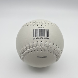 Palla da softball bianca da 12 pollici SB-120I, codice articolo 0222, attrezzatura da allenamento più venduta, softball personalizzabile con logo e nucleo PK. - Product Image 3