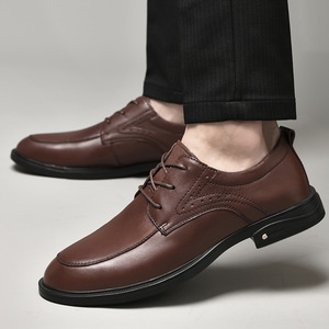 รองเท้าผู้ชายปี 2026 |   รองเท้าหนังวัวแท้บุรุษ สวมใส่สบาย ระบายอากาศได้ดี พื้นนุ่ม หนังนิ่ม เหมาะสำหรับใส่ทำงานหรือโอกาสทางการ - Product Image 3