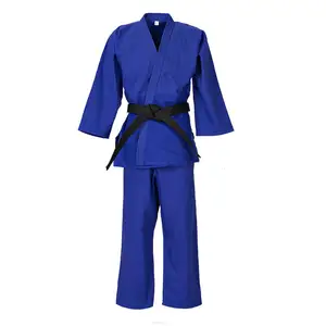 Judo Gi Uniforms Sample Free Shipping Woosung Hot Sale Durable Martial Arts Wear Judo Kimono Gi Judo Suit Blue White Judo Uniform