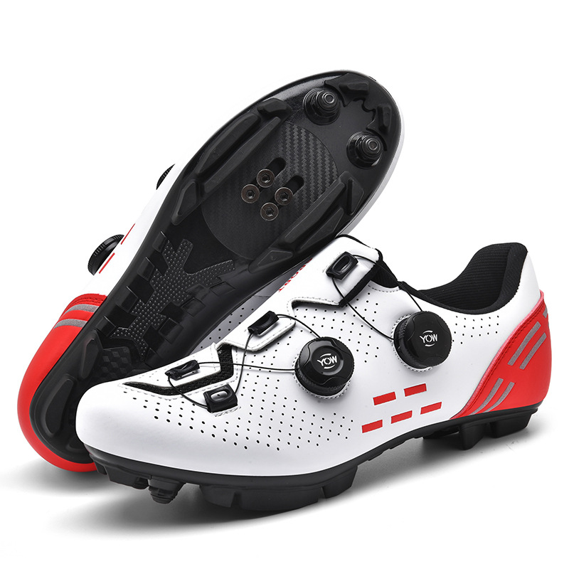 Bianco e rosso (scarpe da mountain bike)