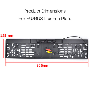 <span class=keywords><strong>Camera</strong></span> Quan Sát Phía Sau <span class=keywords><strong>IR</strong></span> Không Dây, <span class=keywords><strong>Camera</strong></span> Lùi Cho Xe Ô Tô Khung Biển Số Xe EU - Product Image 2