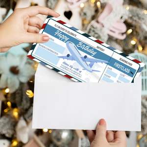 Tarjetas <span class=keywords><strong>de</strong></span> boletos <span class=keywords><strong>de</strong></span> revelación <span class=keywords><strong>sorpresa</strong></span> con sobres Ideas <span class=keywords><strong>de</strong></span> revelación <span class=keywords><strong>de</strong></span> Viaje <span class=keywords><strong>sorpresa</strong></span> Regalos <span class=keywords><strong>sorpresa</strong></span> para parejas Familia y amigos - Product Image 4