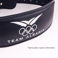 Ceinture d'haltérophilie pour hommes et femmes-Ceinture de gymnastique pour squats, Deadlift, ceinture d'entraînement de soutien du dos pour la dynamophilie