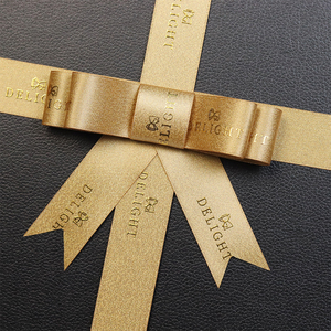 Bán Nóng Bán Buôn Tùy Chỉnh Sinh Thái Thân Thiện Pre Tied Satin Quà Tặng Đóng Gói Ribbon Cung Với Vòng Đàn Hồi - Product Image 3