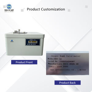 Bombe d'oxygène scellée par XRY-1A 14400 J/capacité de chaleur de K-15000 J/K 0.001K résolution 20MPa bombe calorimètre de bombe à oxygène de pression - Product Image 2