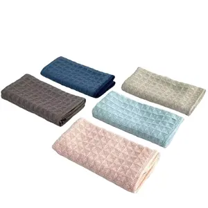 Groothandel Microfiber Schoonmaak Handdoek Set Hot Selling Polyester Microfiber Stof Microfiber Wafel Handdoeken