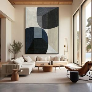 Pintura al Óleo Abstracta, Naturaleza Muerta, Hecha a Mano, Personalizada, Arte Abstracto en Lienzo, Decoración del Hogar, Arte con Textura 3D, Moderno, para Galería y Hogar - Product Image 1