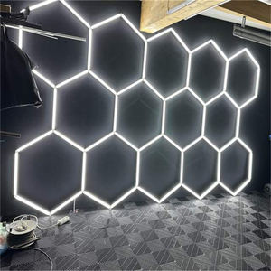 Luces hexagonales CRI de alta calidad para talleres de lavado automático de garaje - Product Image 4