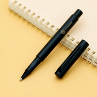 Stylos à bille pour le bureau, design simple, élégant, noir mat, stylo signature avec logo personnalisé