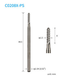Bas quantité minimale de commande en gros Durable 2.34mm manucure boule mise à niveau ronde carbure foret à ongles - Product Image 2