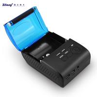 Colokan tiket tanda terima Android, Printer termal ponsel nirkabel seluler portabel Bluetooth saku 58mm 5805