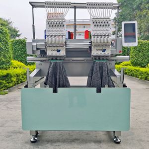Yonthin China <strong>Supplier</strong> Tajima Computer Double 2 Head Clothes <strong>Embroidery</strong> Machine Computerized for T Shirt - Product Image 4