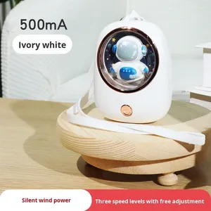 Mini ventilateur USB portable, rechargeable, à trois vitesses, avec contrôle par bouton, design dessin animé, pour extérieur, mignon, en forme d'animal, chauffe-mains électrique - Product Image 2