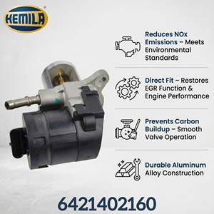 Válvula de Recirculação de Gases de Escape HMILA 6421402160 642140216080 642140216087 Compatível com Mercedes-Benz OM642 E300 - Product Image 3