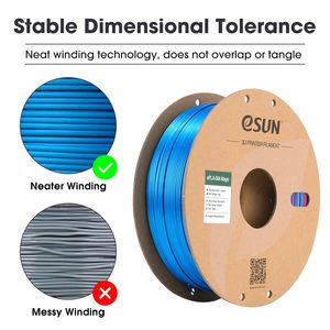 <span class=keywords><strong>ESUN</strong></span>-Filament PLA bicolore pour imprimante 3D, 1kg, couleur 1.75mm, brillant, soie, rose, rouge, bleu, changement de couleur, co-extrusion, tiges en plastique 3D - Product Image 5