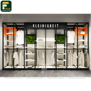 Mueble de Exhibición para Tienda de Ropa Premium, Estante para Ropa, Estantería de Pared, Mostrador de Caja, Unidad de Espejo para Boutique - Product Image 6