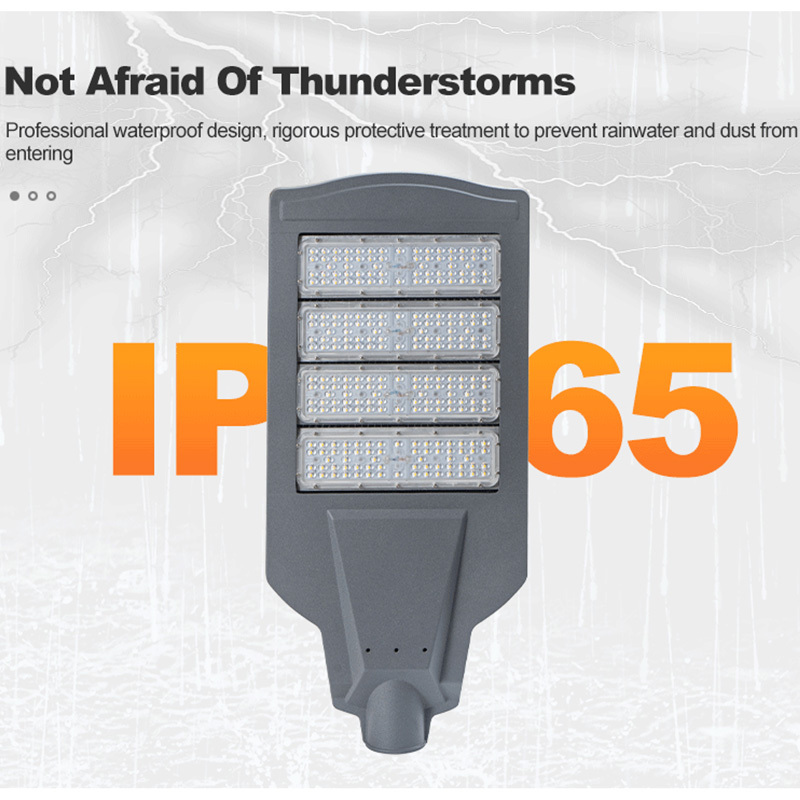 High Lumen AC 85-265V Dimmable 6000K Daylight 14400lm LED Street Light Aluminum Alloy Body IP65 Waterproof