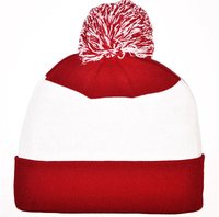 Nouveau bonnet tricoté avec drapeau du Kosovo pour femmes et hommes, bonnet à pompon, doux, extensible, chaud pour l'hiver, bonnet tricoté personnalisé, vente en gros pas cher