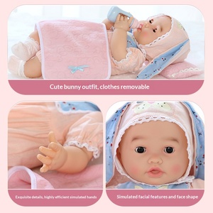 <b>Vinyl</b> Soothing Doll Exquisite, Cute, Soft, Simulated Facial Sensing Interactive Children's Toy Wholesale Doll - Product Image 2