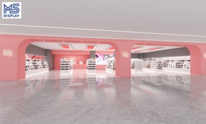 Exhibidor de Cosméticos de Madera Personalizado, Mueble de Exhibición con Iluminación LED, Mostrador de Recepción para Tienda de Cosméticos - Product Image 5