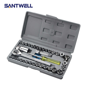 Venta Directa de Fábrica, Juego de Llaves de Trinquete para Reparación Automotriz de 46 Piezas con Liberación Rápida y Enchufe de 1/4 de Pulgada, OEM, Económico - Product Image 4