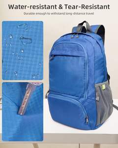 Mochila de viaje deportiva para hombre con logotipo personalizado, bolsa de lona de viaje impermeable y gran capacidad - Product Image 3