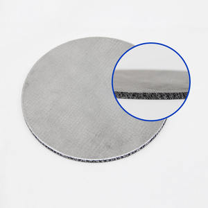 แผ่นกรอง1um 3 UM 5 UM 10ไมครอนแผ่นกรองการเผา316L 304สแตนเลสสำหรับกรอง - Product Image 3