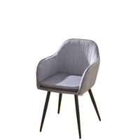 Chaise sans accoudoirs en tissu avec dossier, rembourrée en mousse haute élasticité, idéale pour café, chambre ou comme tabouret de coiffeuse