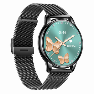 <span class=keywords><strong>Reloj</strong></span> <span class=keywords><strong>Inteligente</strong></span> Deportivo de Forma Redonda para Mujeres y Niñas con Brújula, Correa de Silicona, Pantalla AMOLED, el <span class=keywords><strong>Mejor</strong></span> Rastreador de Actividad Física - Product Image 2
