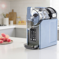 Machine à crème glacée automatique 2L pour la maison et le commerce, contrôle automatique de la température, auto-nettoyante, pour smoothies et boissons glacées