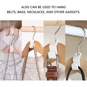 <strong>Clothes</strong> <strong>Hanger</strong> <strong>Connector</strong> <strong>Hook</strong> Cascading <strong>Clothes</strong> Space Saving Organizer - Product Image 2