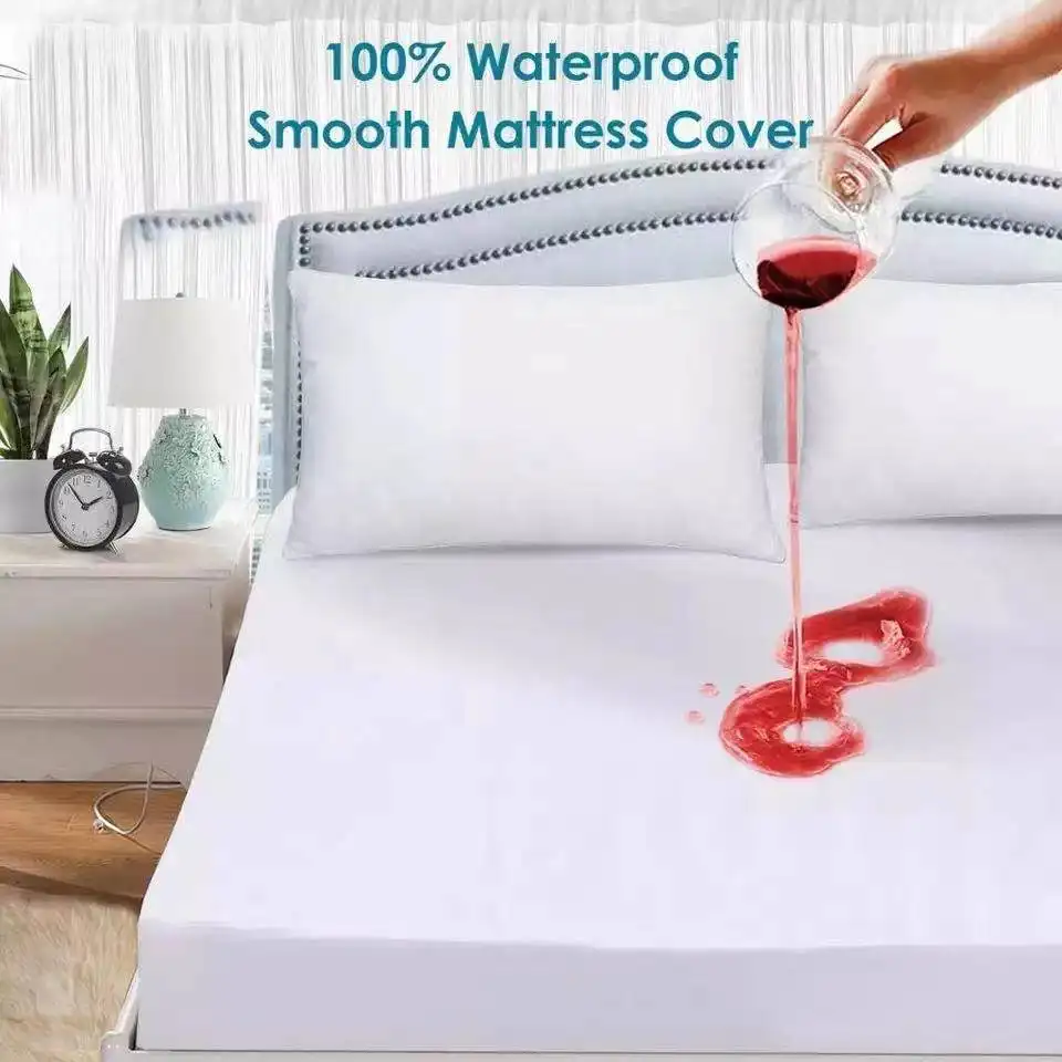 Mattress protector cover waterproof mattress cover cotton terry cloth king size bed cover