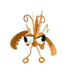 Ornements Mantis Crafts, style européen, insectes tropicaux en fer, fleurs d'extérieur, sculpture de paysage de jardin, décoration de cour - Product Image 3