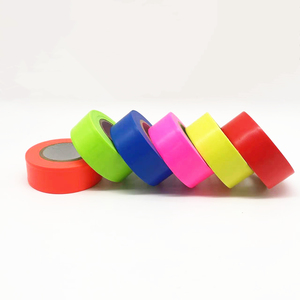 Hot bán tùy chỉnh <span class=keywords><strong>PVC</strong></span> gắn cờ băng không dính băng nhựa an toàn đánh dấu màu sáng không thấm nước cảnh báo Băng - Product Image 1