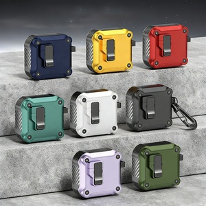 <span class=keywords><strong>Coque</strong></span> de protection rigide pour écouteurs Mech Bomb, compatible avec Pro2 Pro3 Pro4, antidérapante, antichoc, étui pour écouteurs - Product Image 1