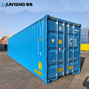 Contenedor de 40' HC con puertas dobles y rieles laterales, de acero Corten, tipo seco, para transporte de carga marítima, a la venta en cadena - Product Image 1