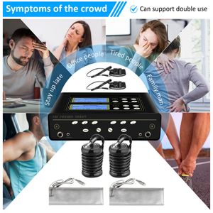 Baño de pies desintoxicante iónico para dos personas, de material ABS, con cinturón calefactor, para uso veterinario y humano, con enchufes de escritorio para EE. UU., Reino Unido, UE, CN, AU - Product Image 4