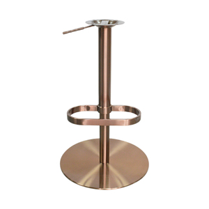 Furniture Parts <strong>Stool</strong> <strong>Legs</strong> Heavy Duty Golden Stainless Steel Bar <strong>Stool</strong> Base With Ellliptical Footrest Ring Bar <strong>Stool</strong> <strong>Legs</strong> - Product Image 2