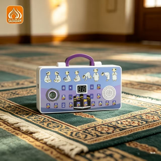 SA20-A Portable Handheld Quran Player Kids Islamic Educational Learning Machine Multilingual Audio Reciter with Digital Display