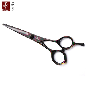 Tijeras de barbero de carbono tipo diamante <span class=keywords><strong>DLC</strong></span>, tijeras de corte de salón de hoja CNC para peluquería VG10, YONGHE - Product Image 1