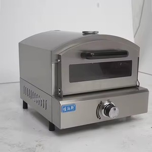Campeggio all'aperto bruciatore a Gas portatile piccolo forno per Pizza alimentato a Gas forno per Pizza senza fumo con bruciatore a Gas - Product Image 6