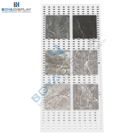 2024 Offre Spéciale affiche taille personnalisée Double côtés panneau mural réglable présentoir de carreaux de céramique marbre Quartz granit support