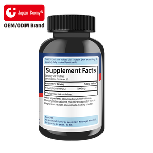 Fabricante de Suplementos de NAC al por Mayor, 1000 mg para Apoyo Antioxidante y a la Salud Celular, 120 Tabletas de NAC - Product Image 6