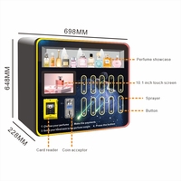 Máquina Expendedora de Perfume Vertical Inteligente de Lujo con SDK, Retorno de Monedas, Pantalla Táctil de 10 Pulgadas, Wi-Fi, 4G LTE y Dispensador de Spray