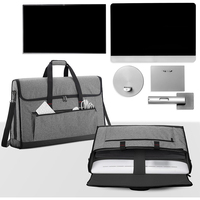 Travel Monitor Case for 24-27" Displays Padded Protective LCD Screen Bag Fold-able Carrying Solution for Business Travel Moving