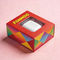 Boîte personnalisée en papier d'art blanc ivoire carré avec logo, faite à la main, imprimée à l'or, pour bougies, portefeuilles et emballages d'électronique grand public