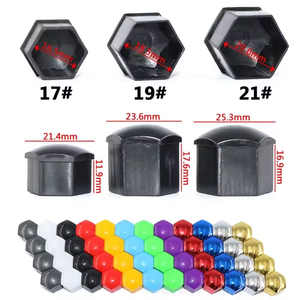 Cache-écrous de roue de voiture 17/19/21MM, protection antirouille, capuchons de vis de moyeu automobile, décoration extérieure pour écrous de <span class=keywords><strong>pneu</strong></span>, 20 pièces - Product Image 3